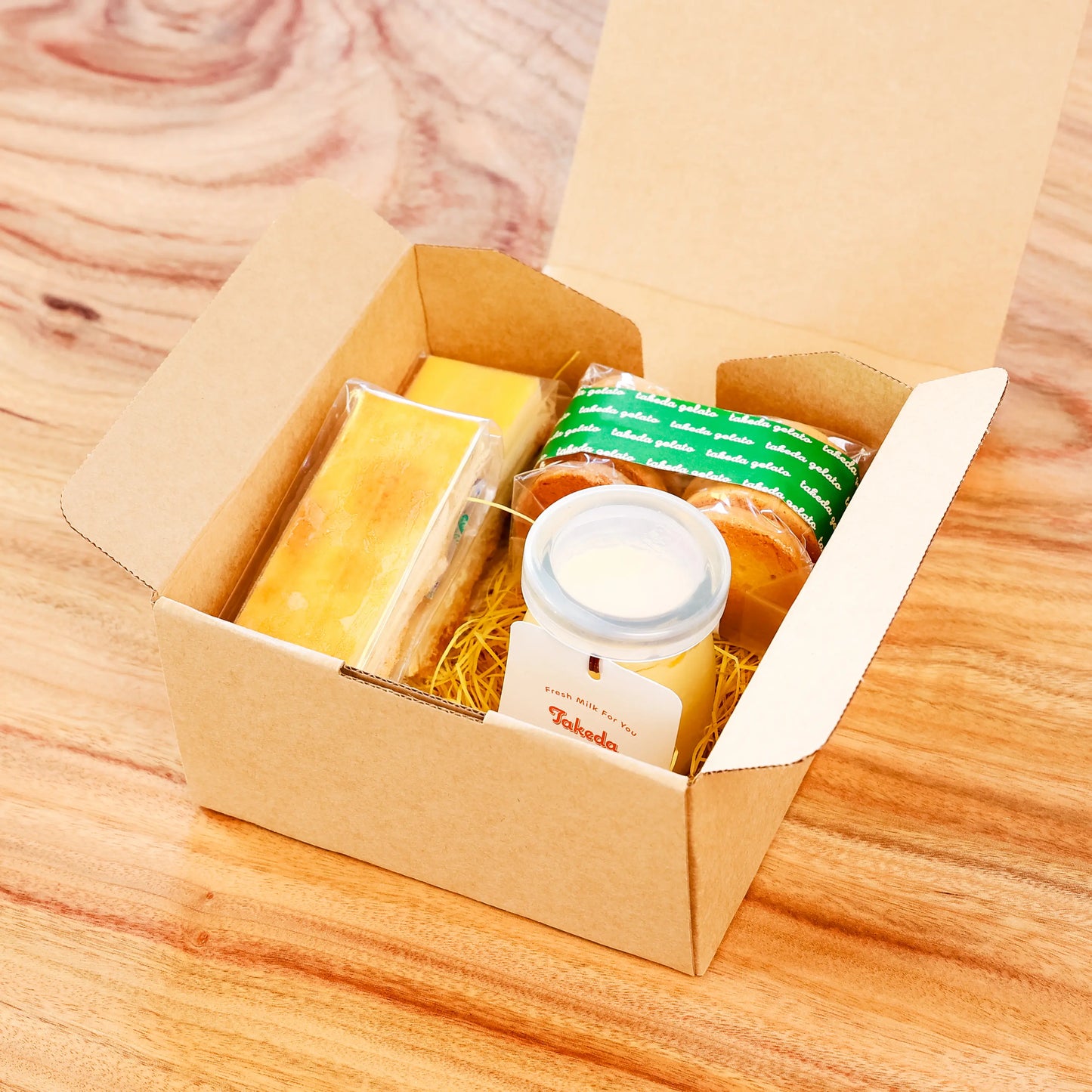 竹田牧場ジャージー牛乳ご褒美おやつ3種セット